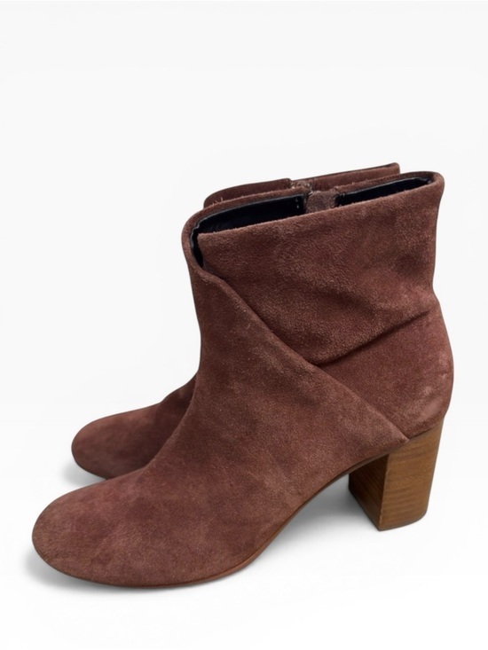 Soludos Shoes - Soludos Midheel Venetian Suede Ankle Booties Mahogany US Size 9 Minimalist